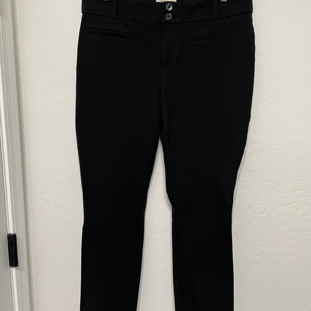 Anthropologie The essential slim trouser - Black - Size 10 - Retail $168